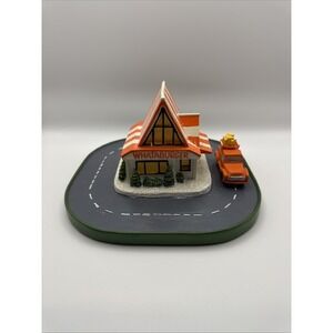Rare Whataburger 2025 Holiday Restaurant Ceramic Diorama Collectible Figurine